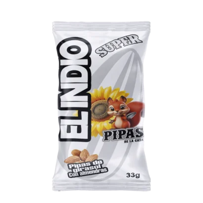 El indio Pipas Blanche Amande 33g x 40 P.S x 8 Sac