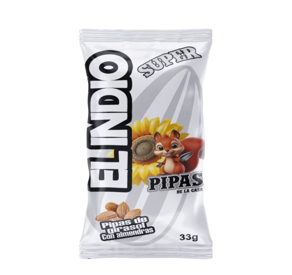 El indio Pipas Blanche Amande 33g x 40 P.S x 8 Sac